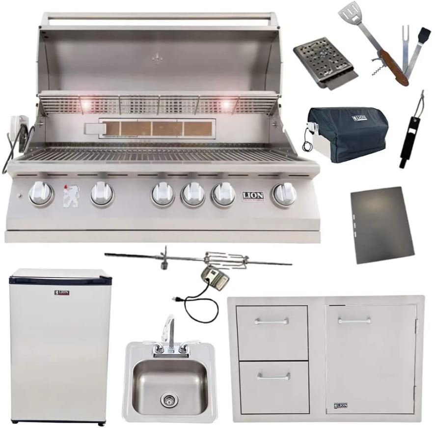Lion L90000 40" grill package