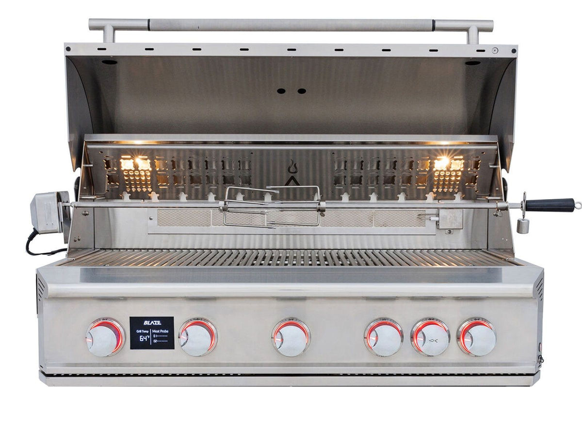 Blaze LTE PRO 3-Piece 40" Outdoor Kitchen Package – LTE PRO 40" grill with rotisserie