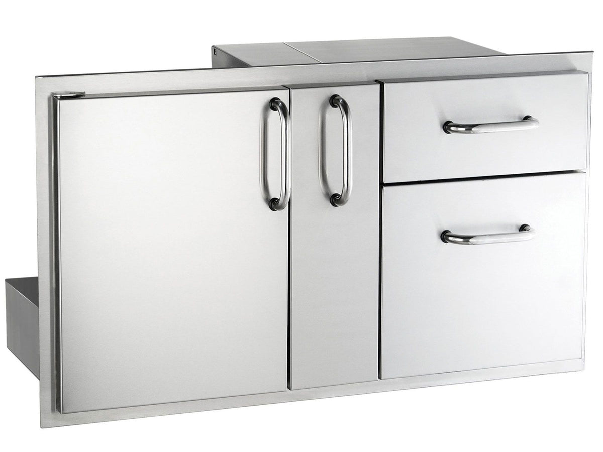Fire Magic Select 36-Inch Access Door with Platter Storage & Double Drawer