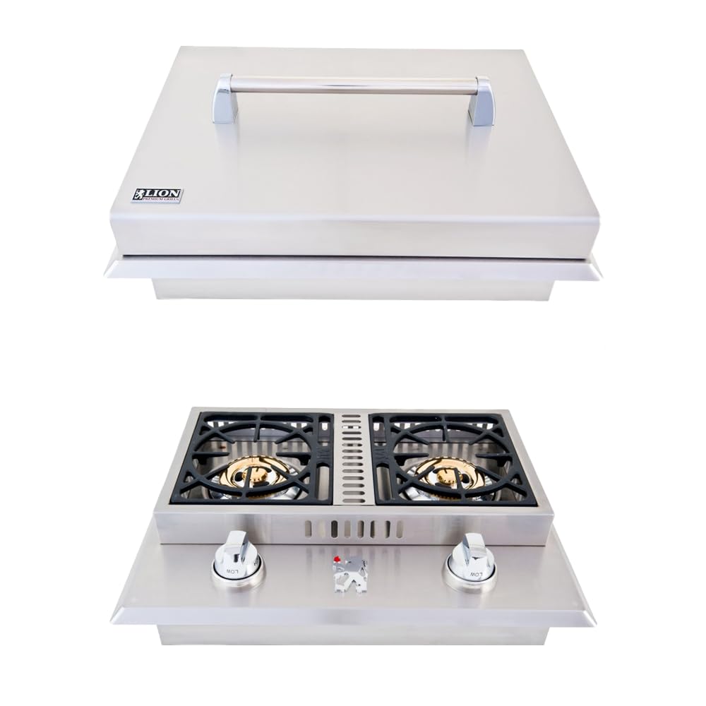 Lion Double Side Burner