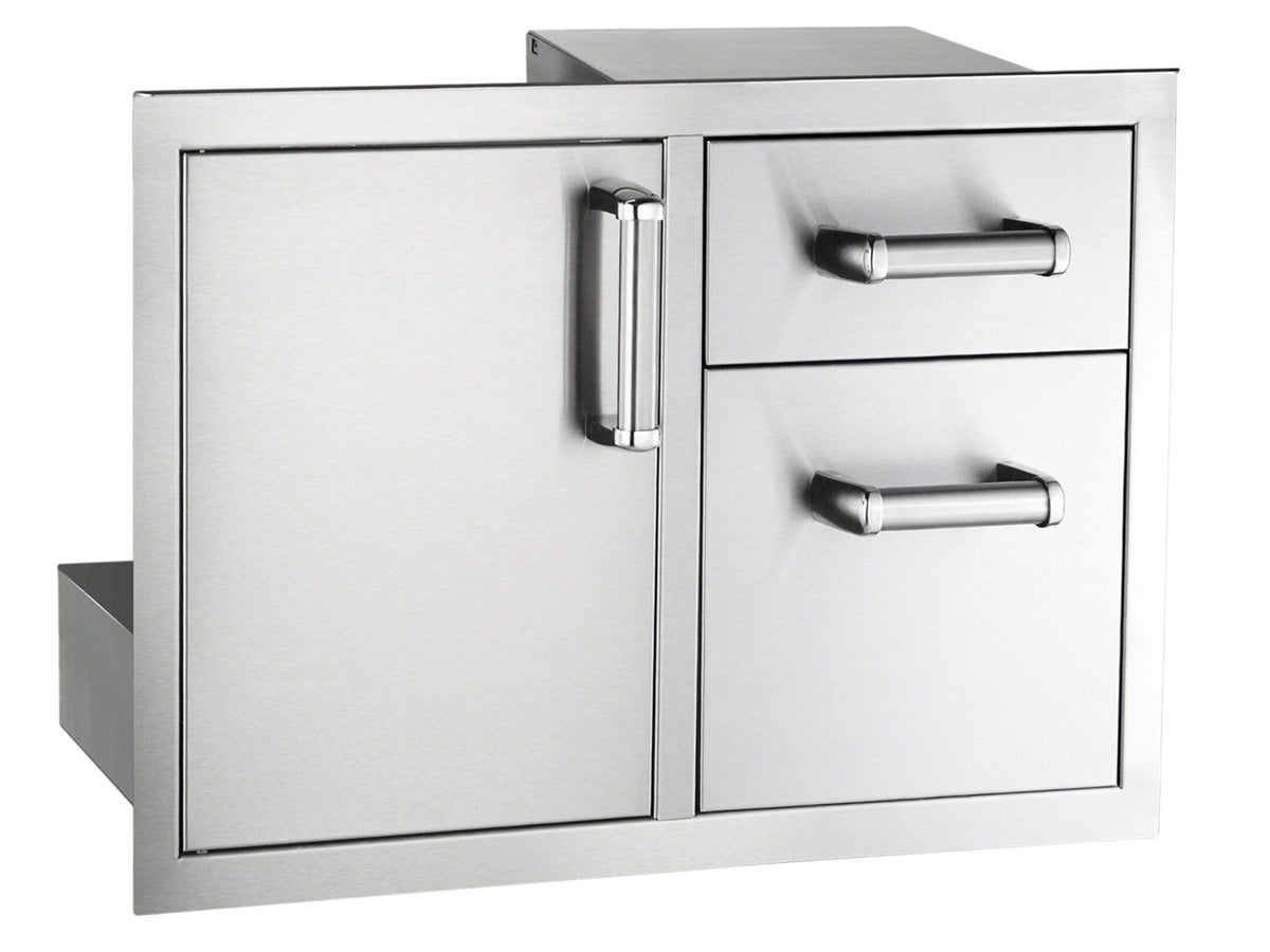 Fire Magic Premium Flush 30-Inch Access Door & Double Drawer Combo with Soft Close