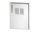 Fire Magic Select 14-Inch Vertical Single Access Door with Louvers - Right Hinge (Swings Right)