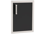 Fire Magic Echelon Flush Black 14-Inch Vertical Single Access Door with Soft Close - Right Hinge (Swings Right)