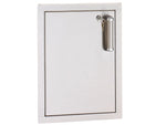 Fire Magic Premium Flush 17-Inch Vertical Single Access Door with Soft Close - Left Hinge (Swings Left)