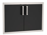 Fire Magic Echelon Flush Black 30 x 20-Inch Double Access Door with Soft Close