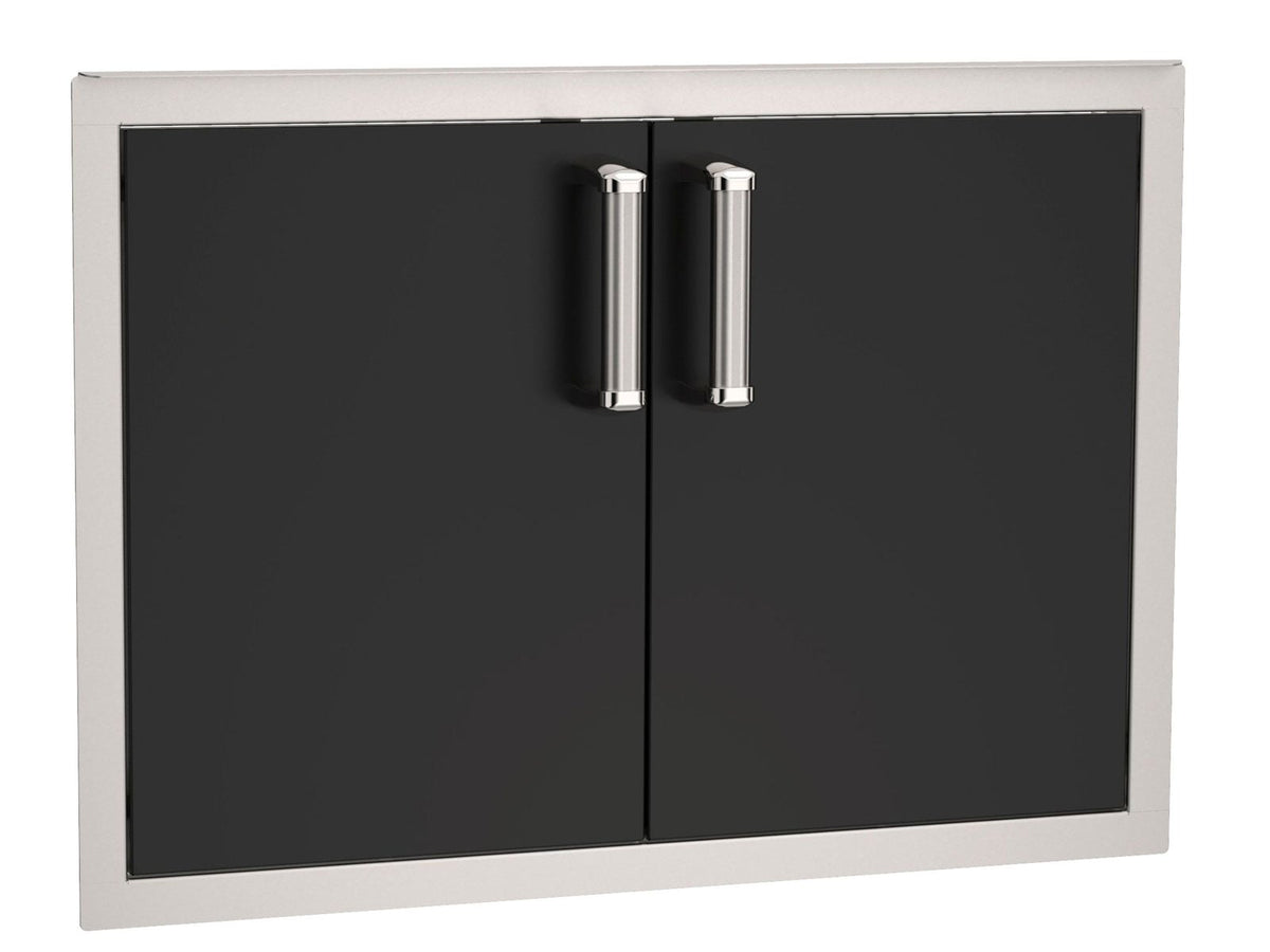 Fire Magic Echelon Flush Black 30 x 20-Inch Double Access Door with Soft Close