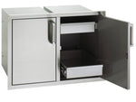 Fire Magic Premium Flush 30-Inch Double Access Doors with 2 Dual Drawers with Soft Close