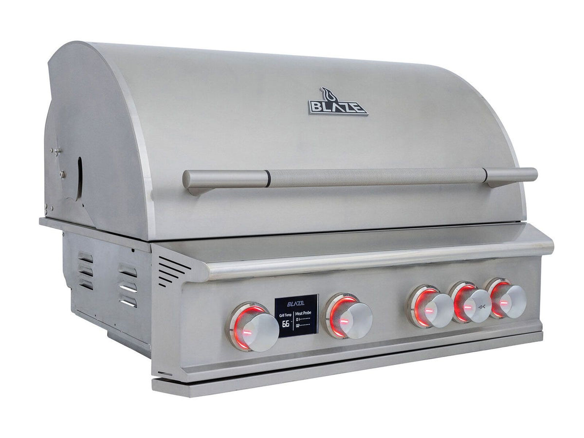 Blaze LTE PRO 4-Piece 32" Outdoor Kitchen Package – LTE PRO 32" grill, angled closed