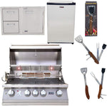 Lion L75000 32" natural gas grill package