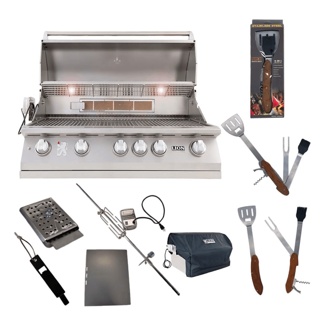 Lion L90000 40" grill package