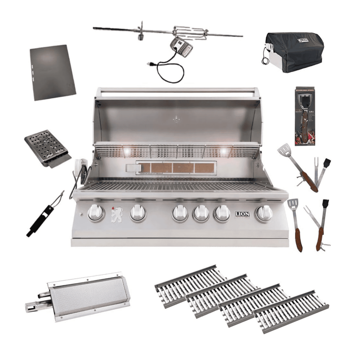 Lion L90000 40" grill package