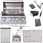 Lion L75000 32" natural gas grill package