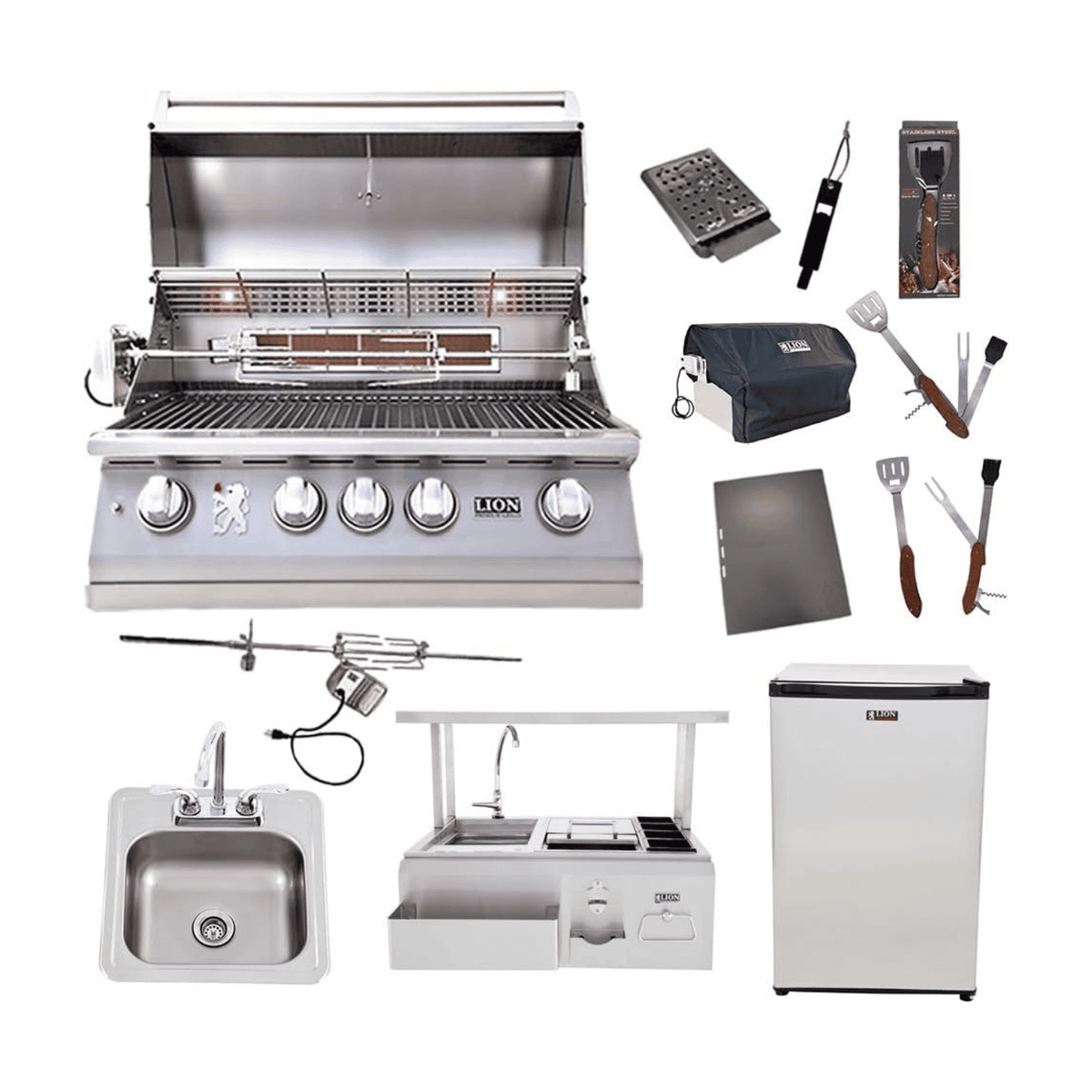Lion L75000 32" grill package