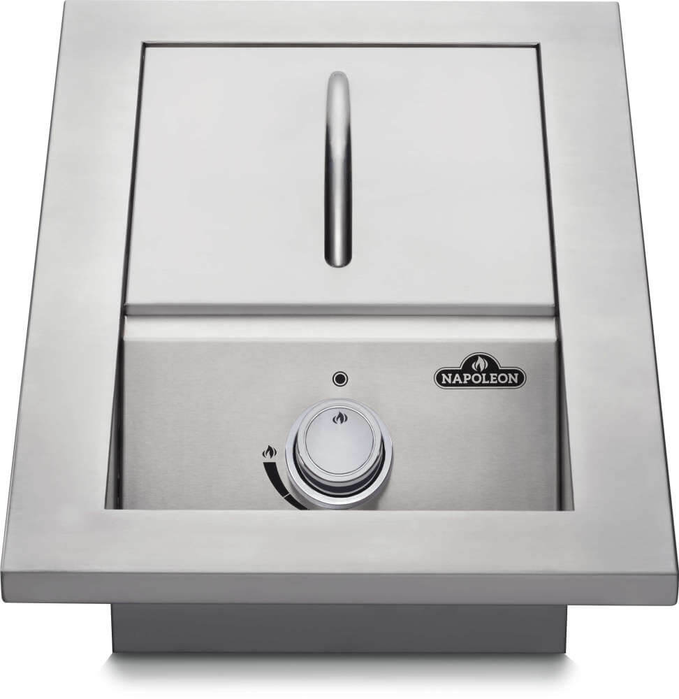 Napoleon Built-In 500 Series Inline Single Range Top Burner with Stainless Steel Cover