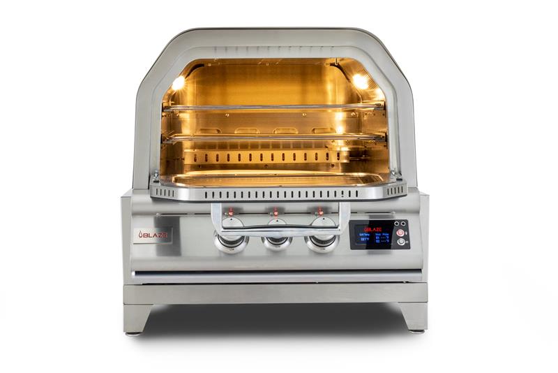 Blaze 26-Inch Gas Outdoor Pizza Oven With Rotisserie