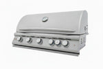 Blaze Premium LTE+ 40-inch 5-Burner Gas Grill with Rear Burner and Built-In Lighting