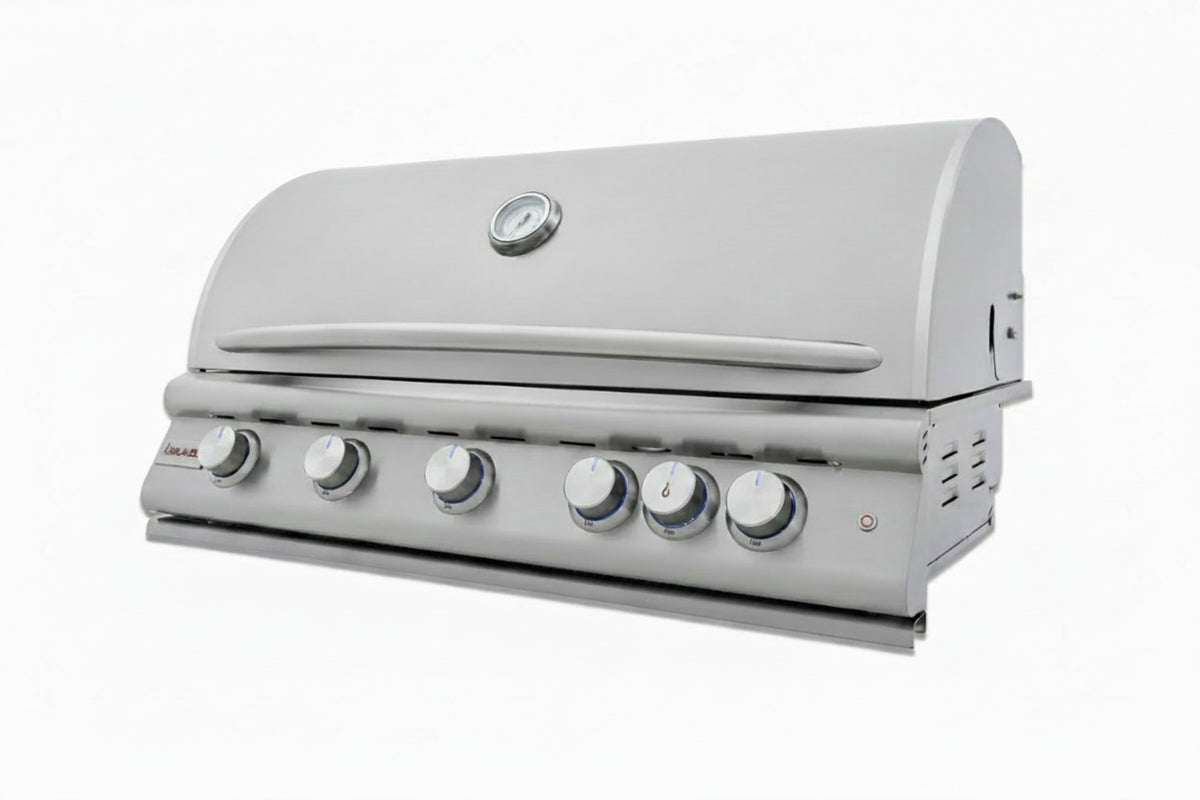 Blaze Premium LTE+ 40-inch 5-Burner Gas Grill with Rear Burner and Built-In Lighting