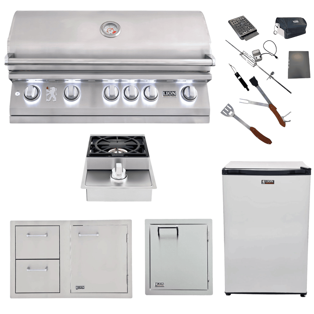Lion L90000 40" grill package
