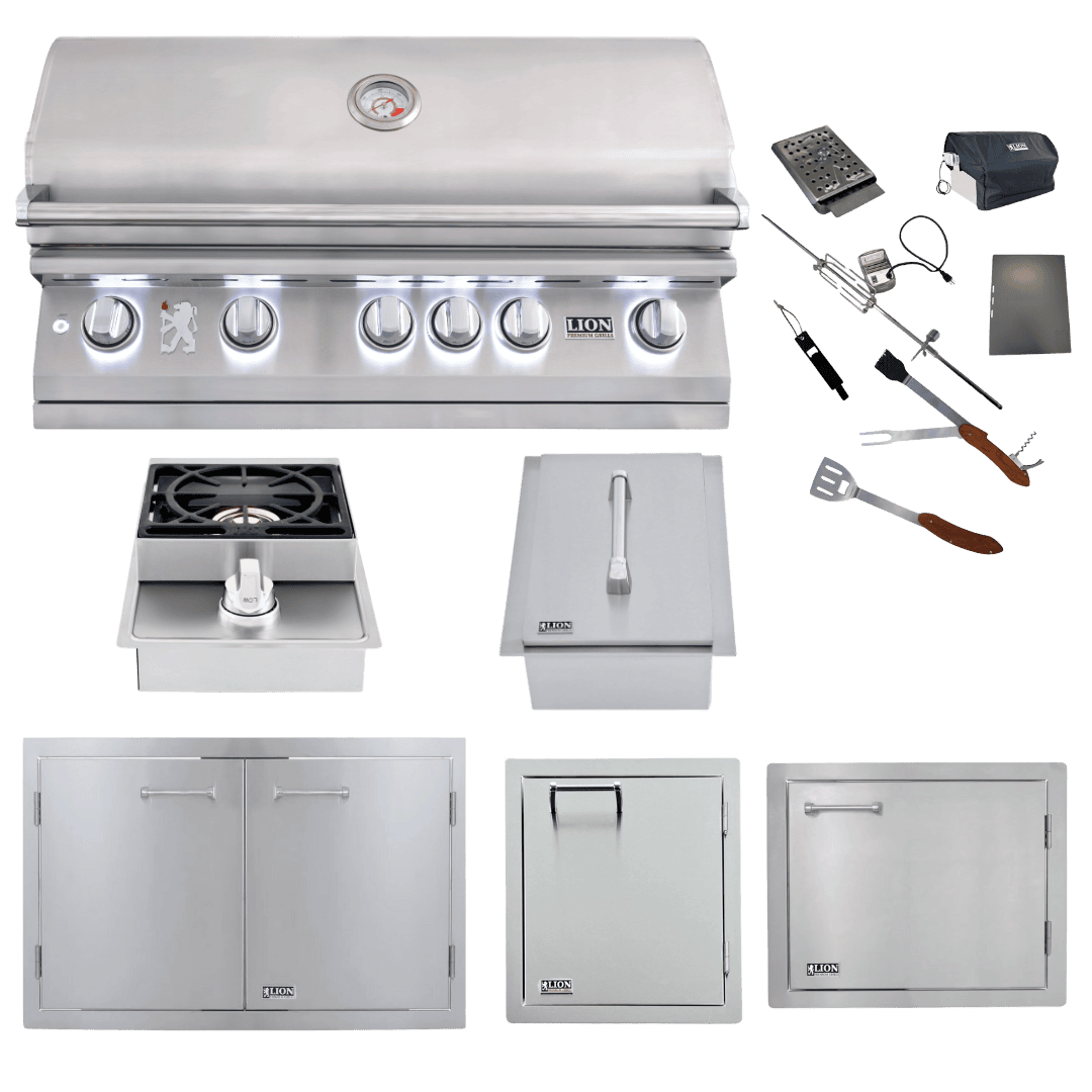 Lion L90000 40" grill package