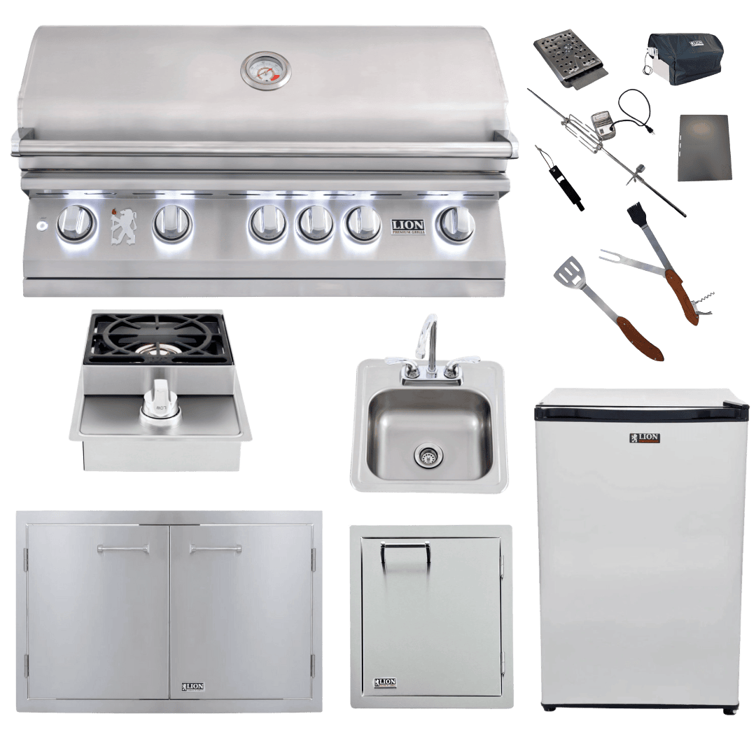 Lion L90000 40" grill package