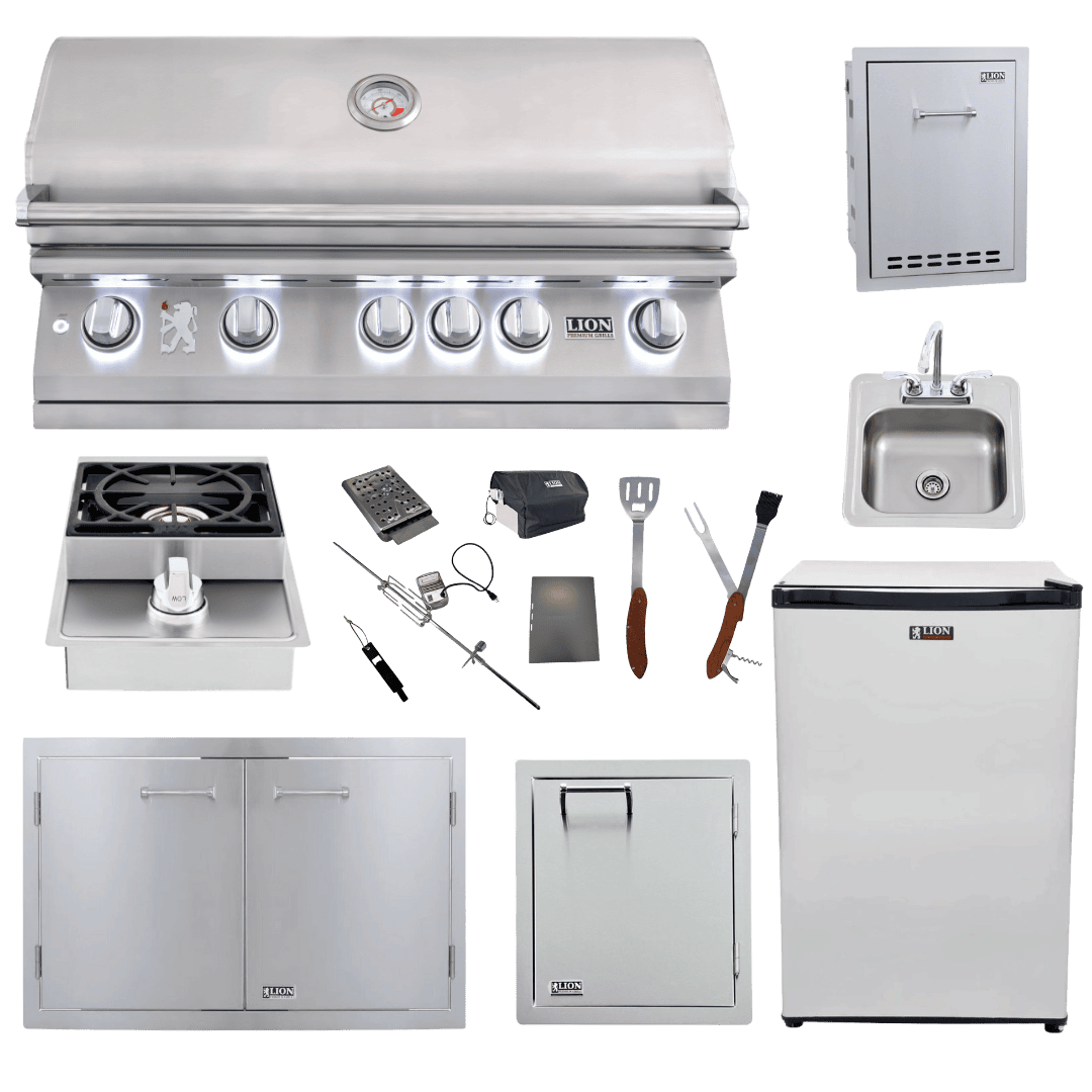 Lion L90000 40" grill package