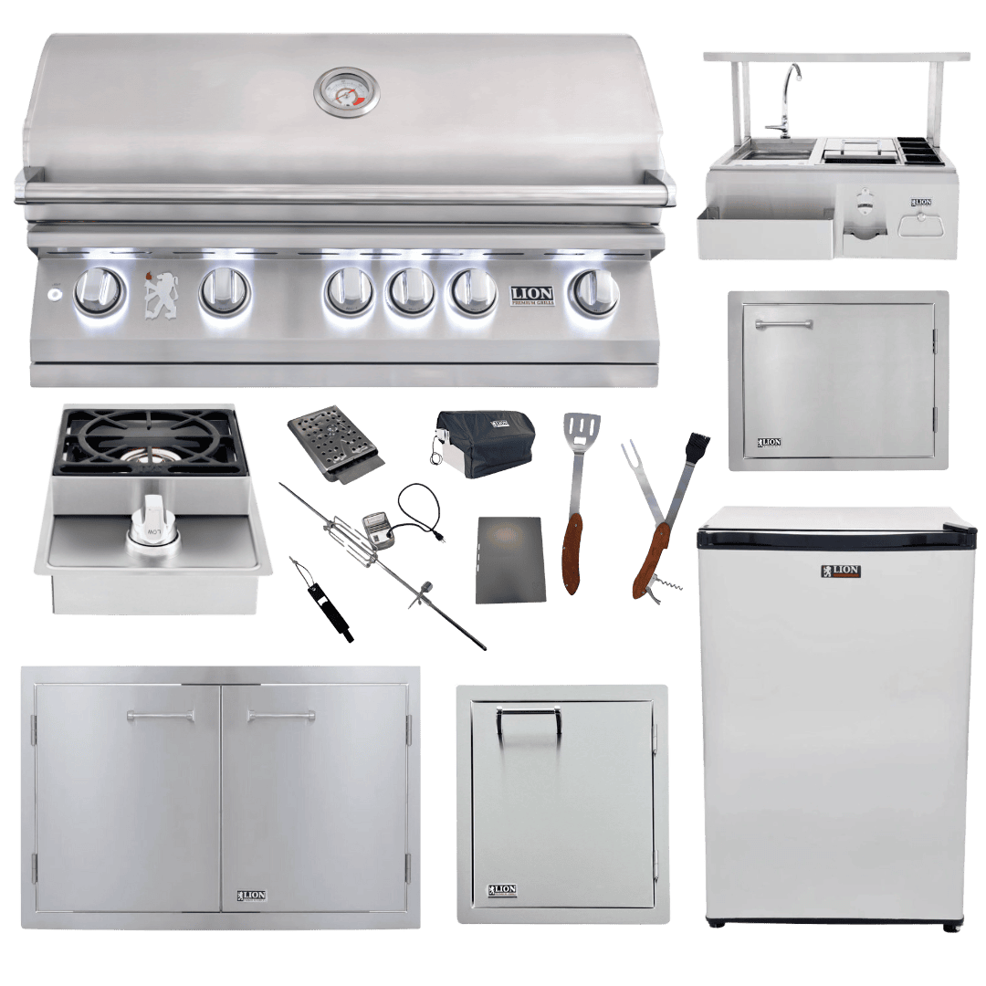 Lion L90000 40" grill package