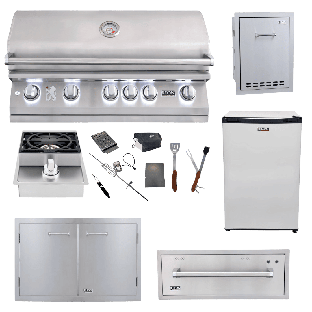 Lion L90000 40" grill package