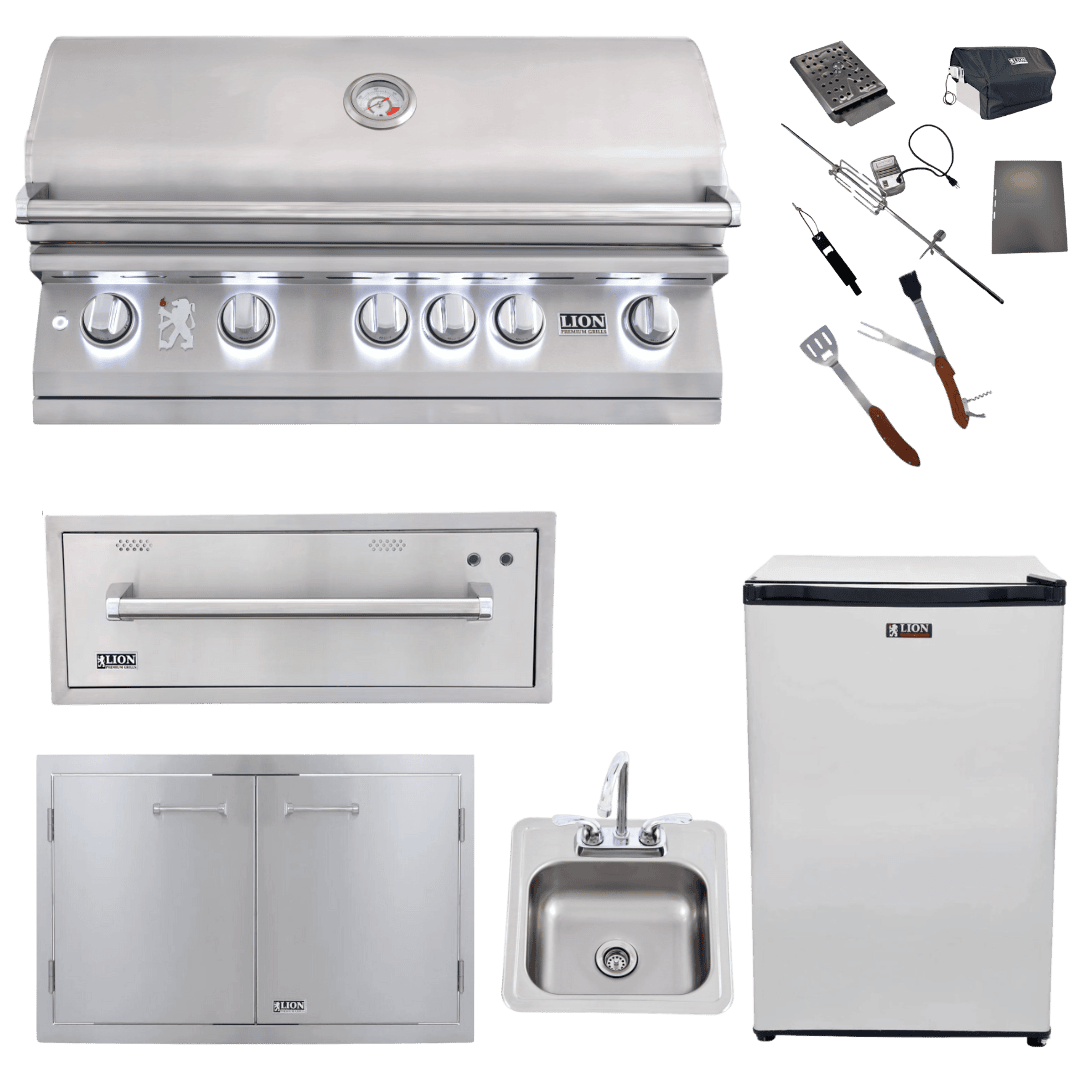 Lion L90000 40" grill package