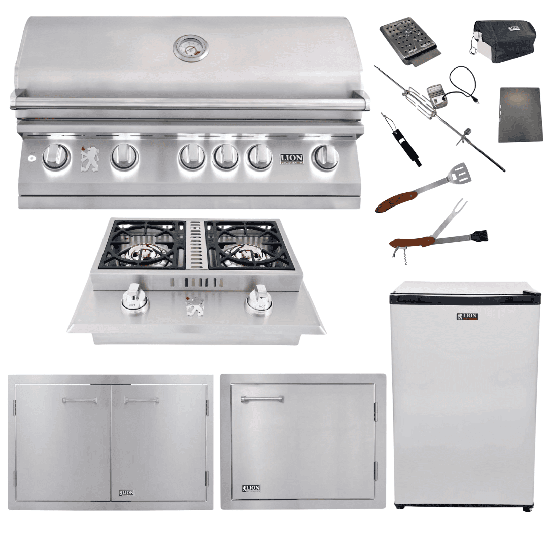 Lion L90000 40" grill package