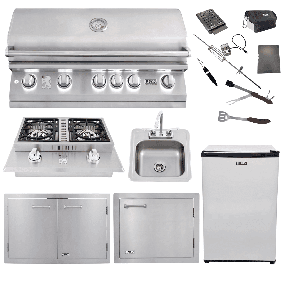 Lion L90000 40" grill package
