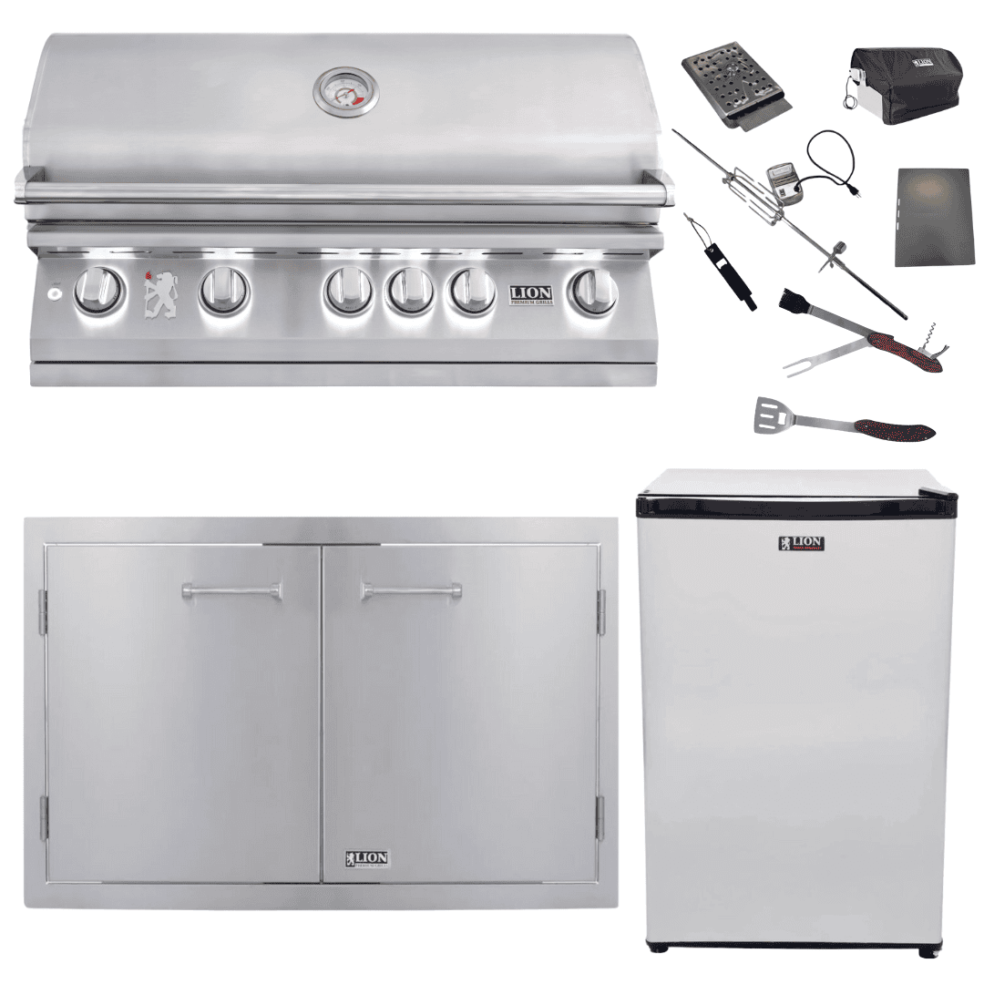 Lion L90000 40" grill package