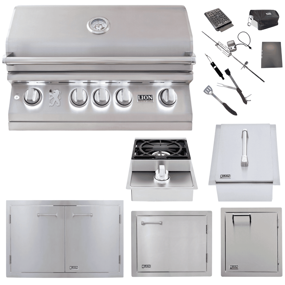 Lion L75000 32" grill package