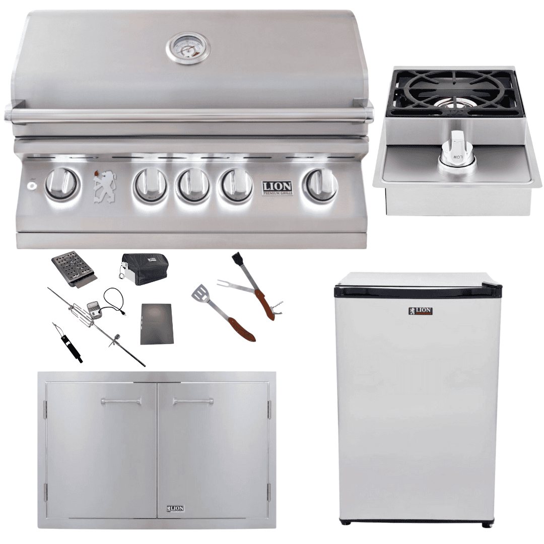 Lion L75000 32" grill package