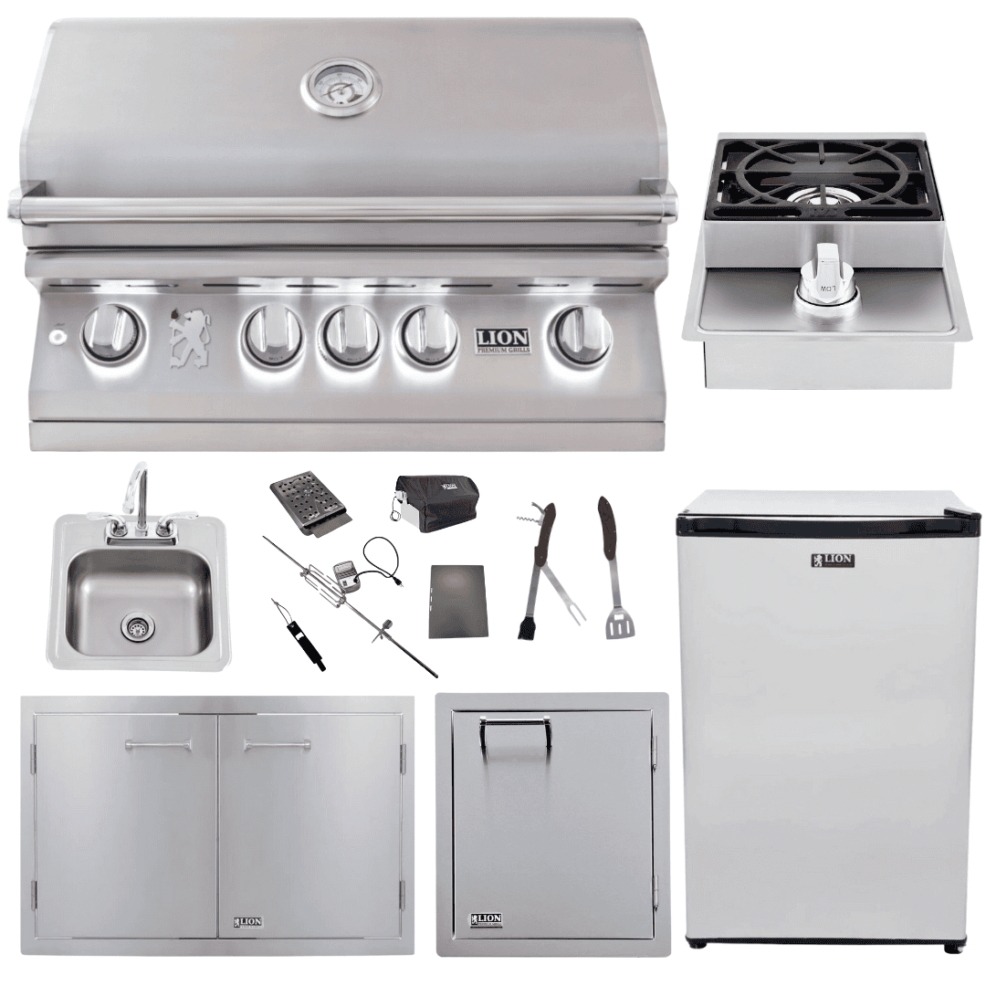 Lion L75000 32" grill package