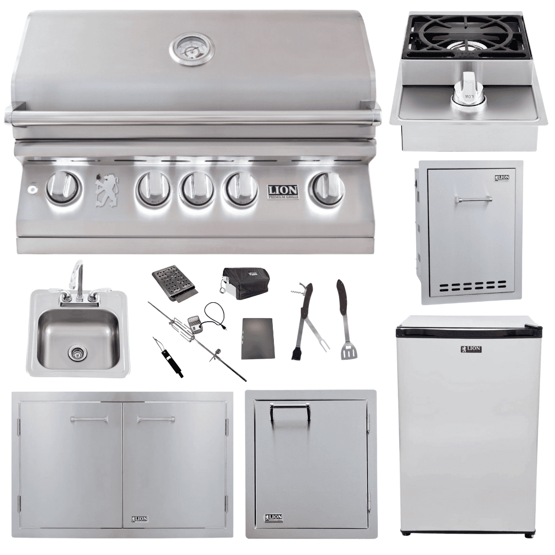 Lion L75000 32" grill package
