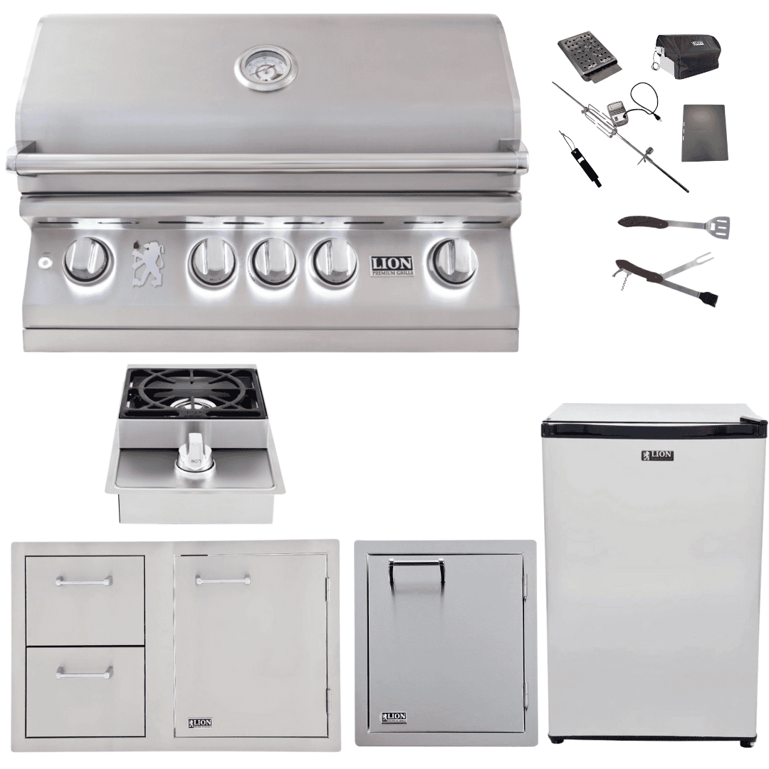 Lion L75000 32" grill package
