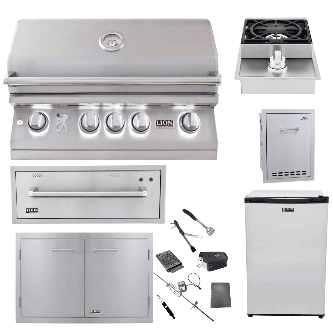 Lion L75000 32" grill package
