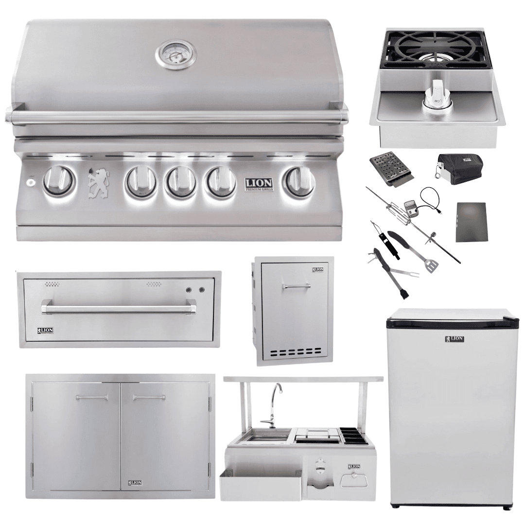 Lion L75000 32" grill package