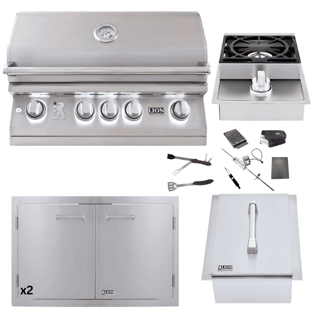 Lion L75000 32" grill package