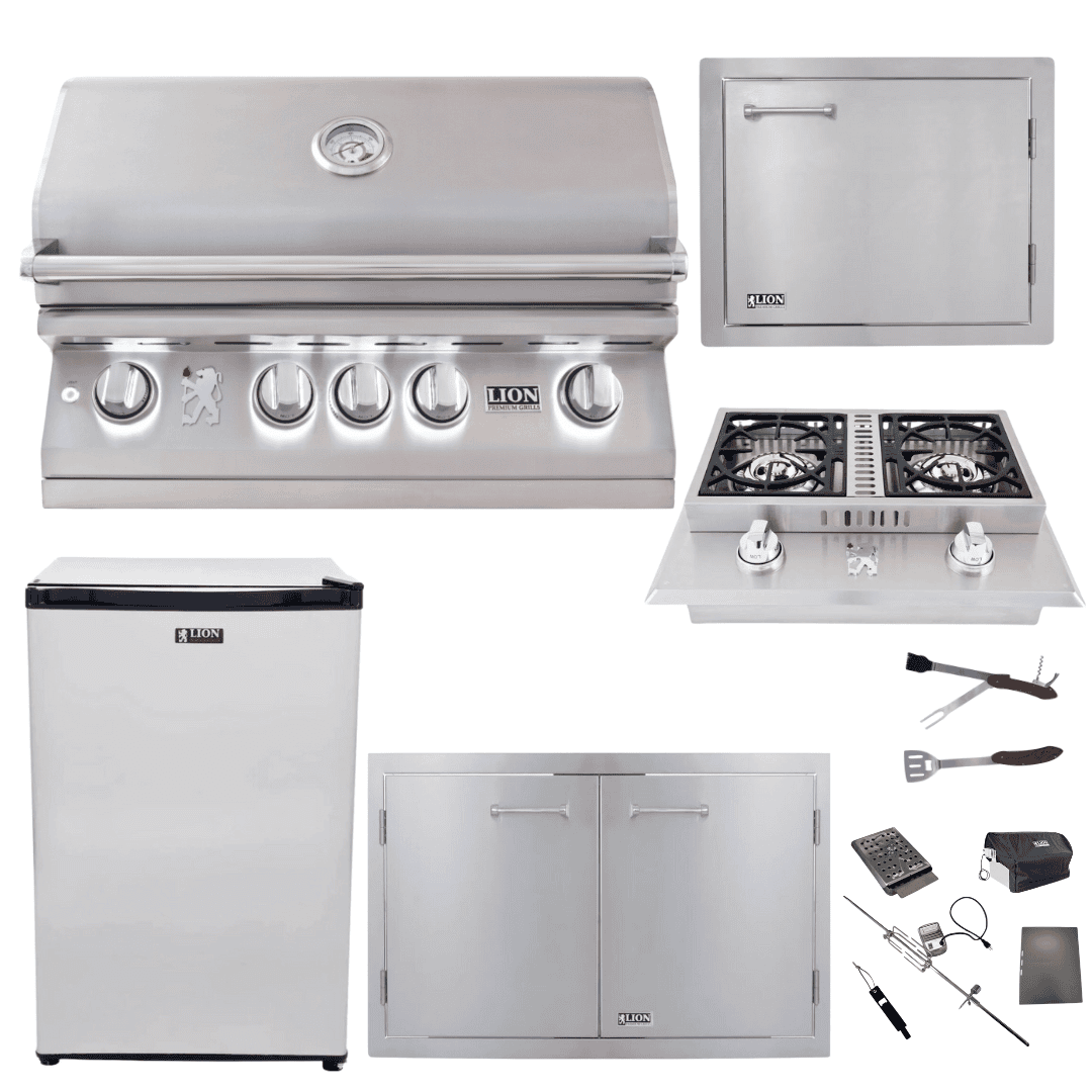 Lion L75000 32" grill package