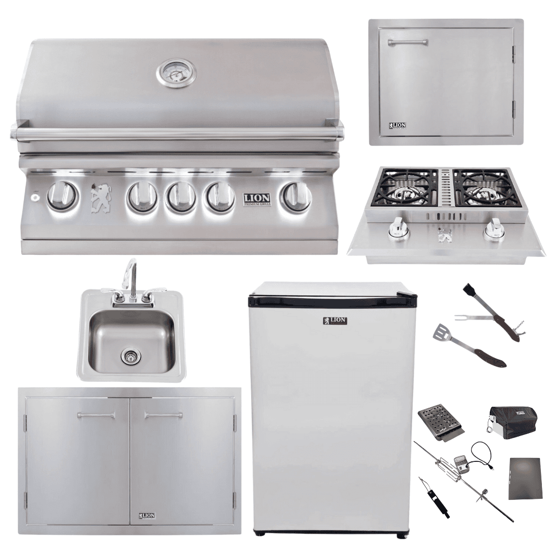 Lion L75000 32" grill package