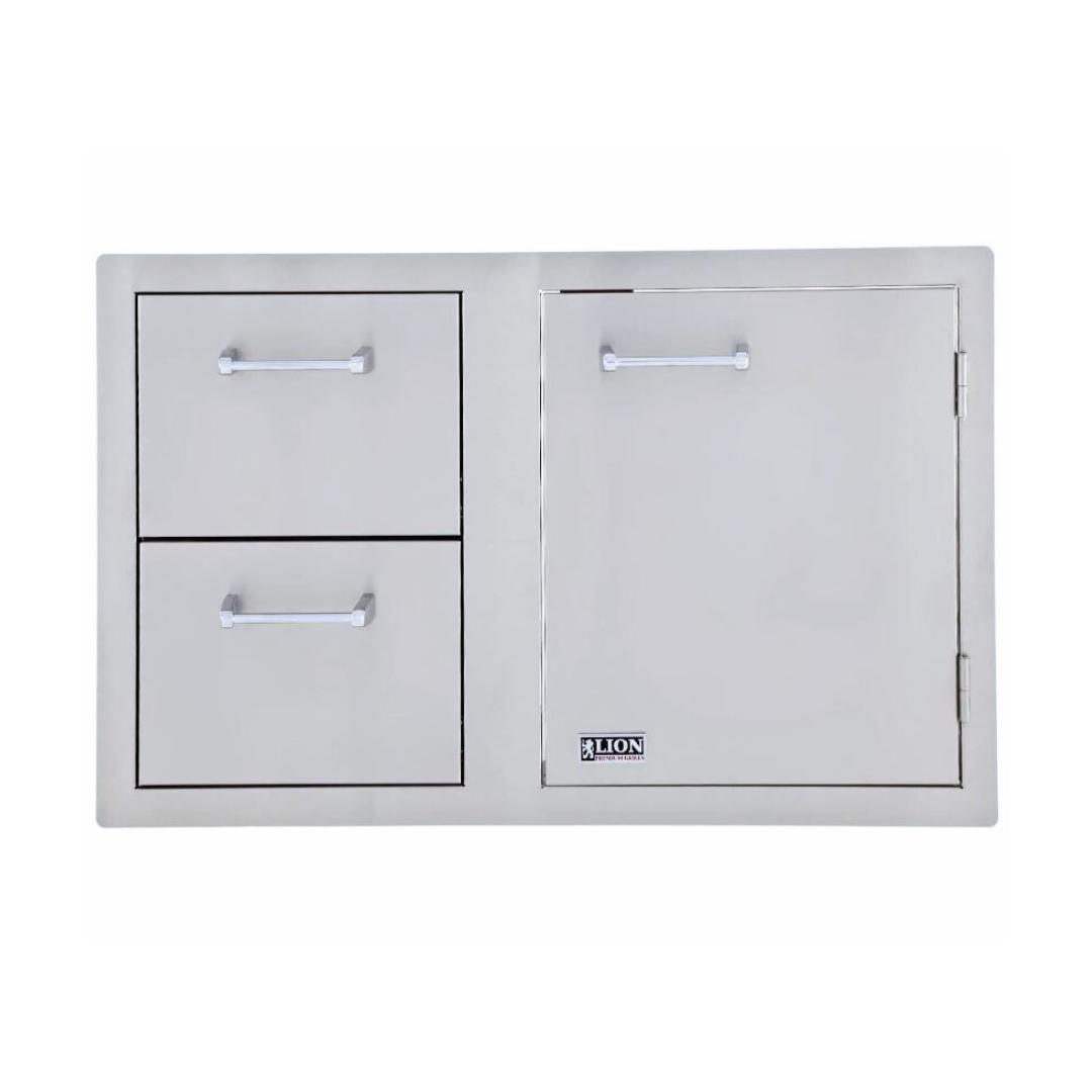 Lion 33-inch door and double drawer combo