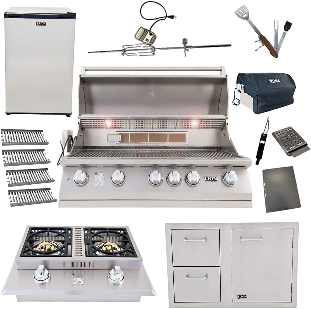 Lion L90000 40" grill package