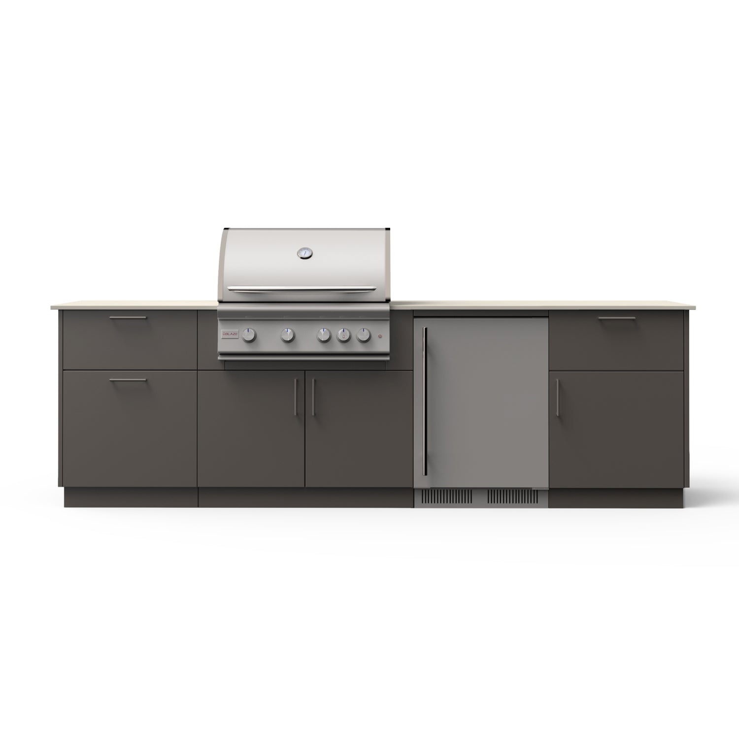 Blaze Morning Glow 10-Ft Outdoor Kitchen Island w/ 32-Inch Premium LTE+