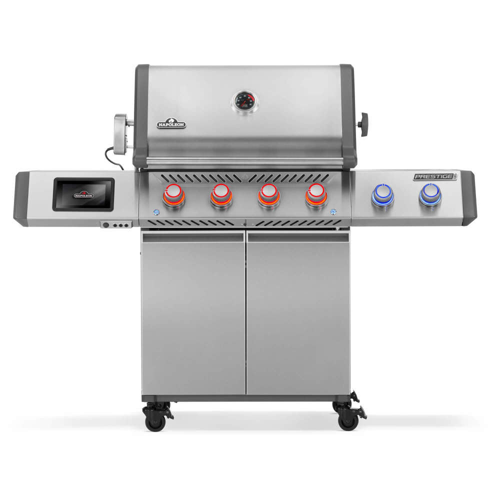 Napoleon Prestige PRO 500 Gas Grill with Smart Technology, Infrared Rear Burner, Side Sear Zone & Rotisserie Kit