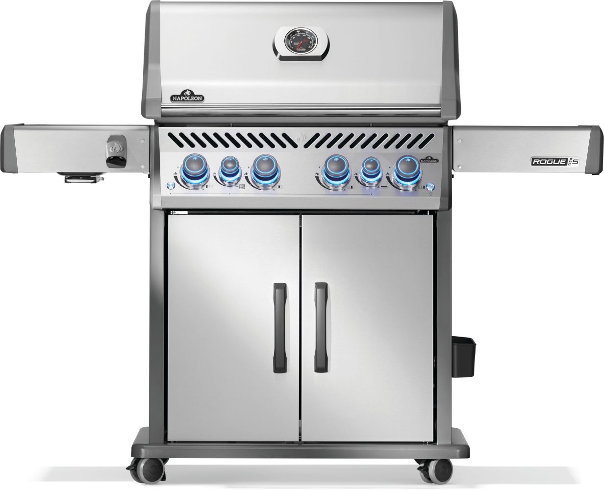Napoleon Rogue PRO-S 525 4-Burner Natural Gas Grill with Infrared Side and Rear Burner