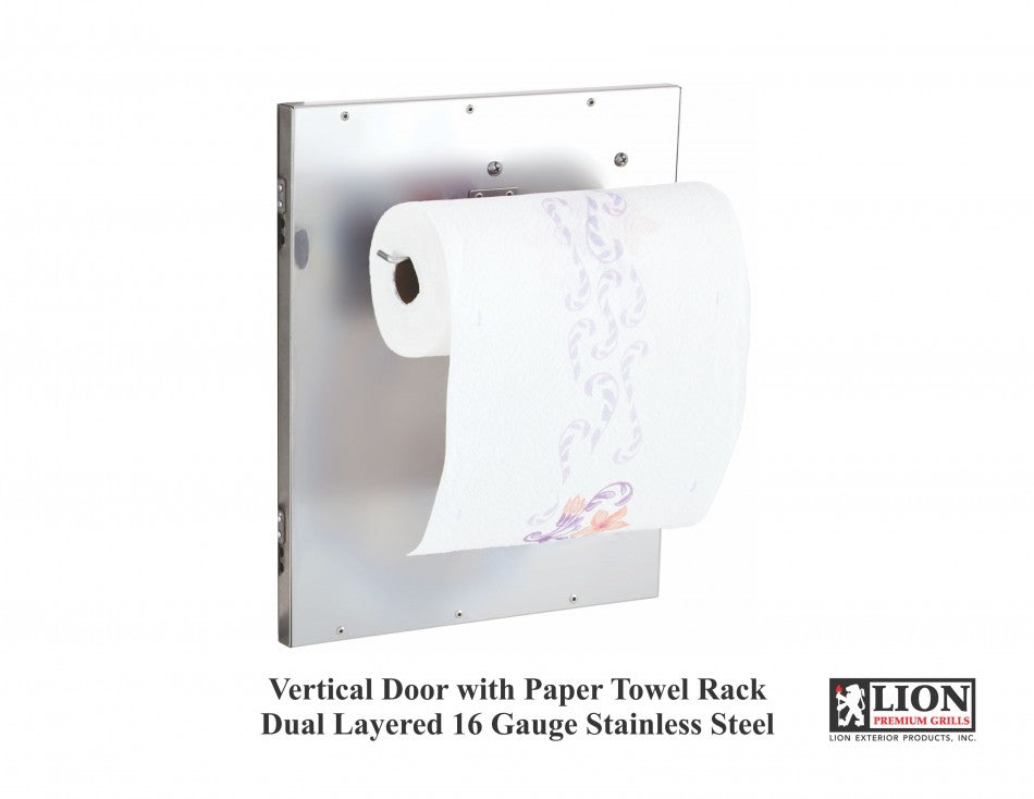 Lion Double Door with Towel Rack