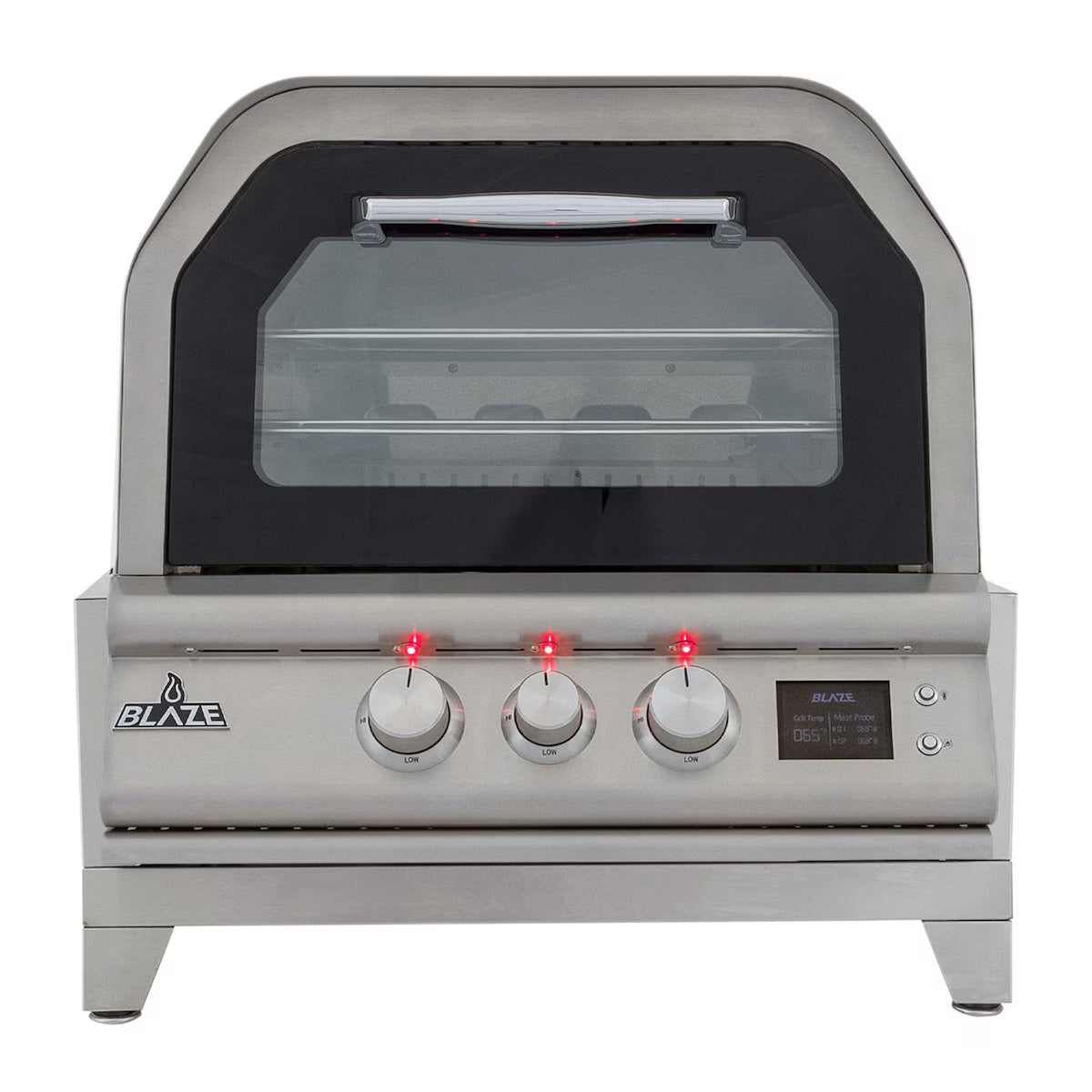 Blaze 26-Inch Gas Outdoor Oven with Bluetooth Meat Probes