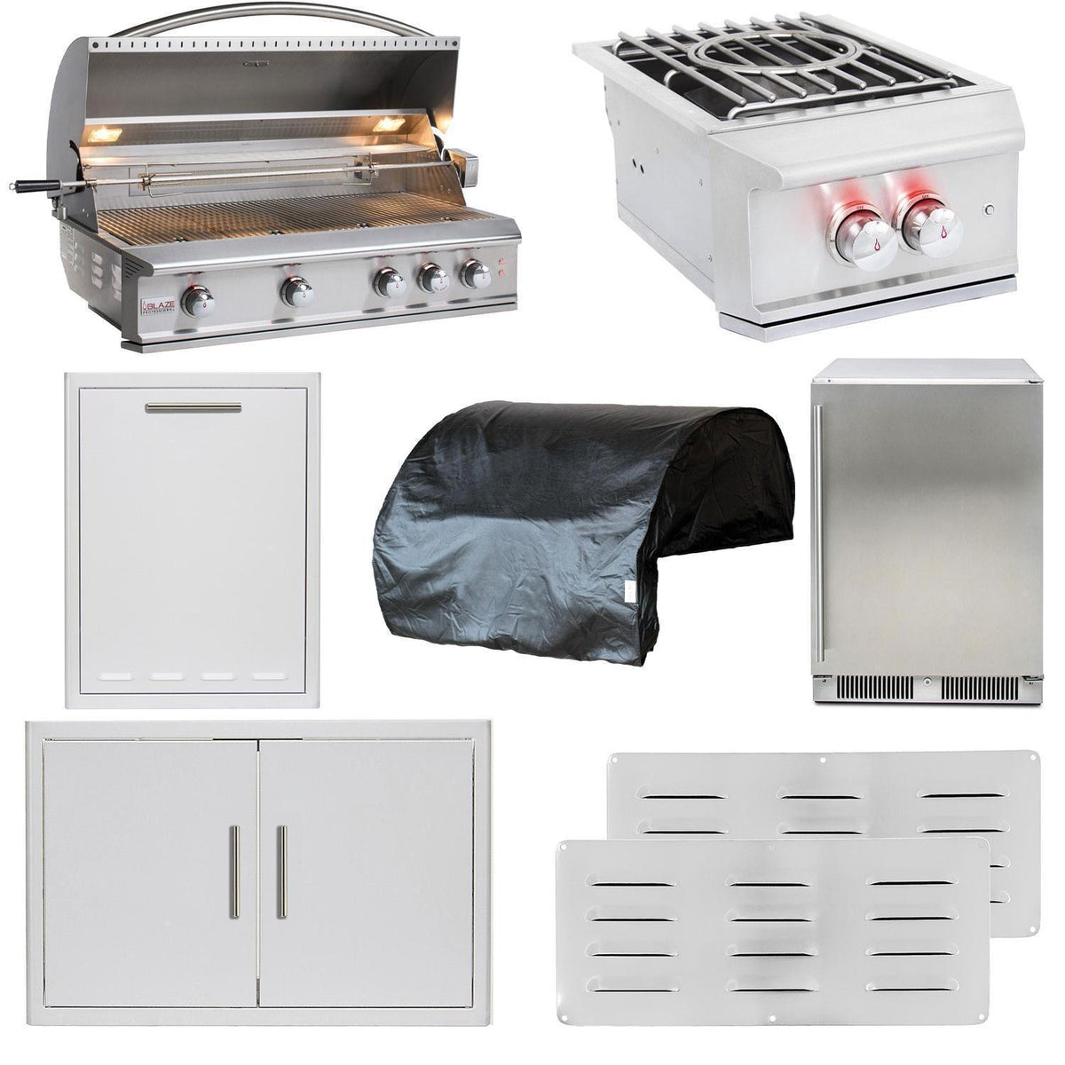 Blaze Professional LUX 8-Piece 44" Outdoor Kitchen Package