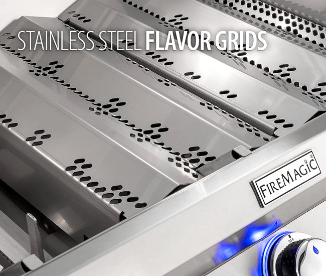 Fire Magic 24-inch Aurora A430i Built-In Grill - flavor grids